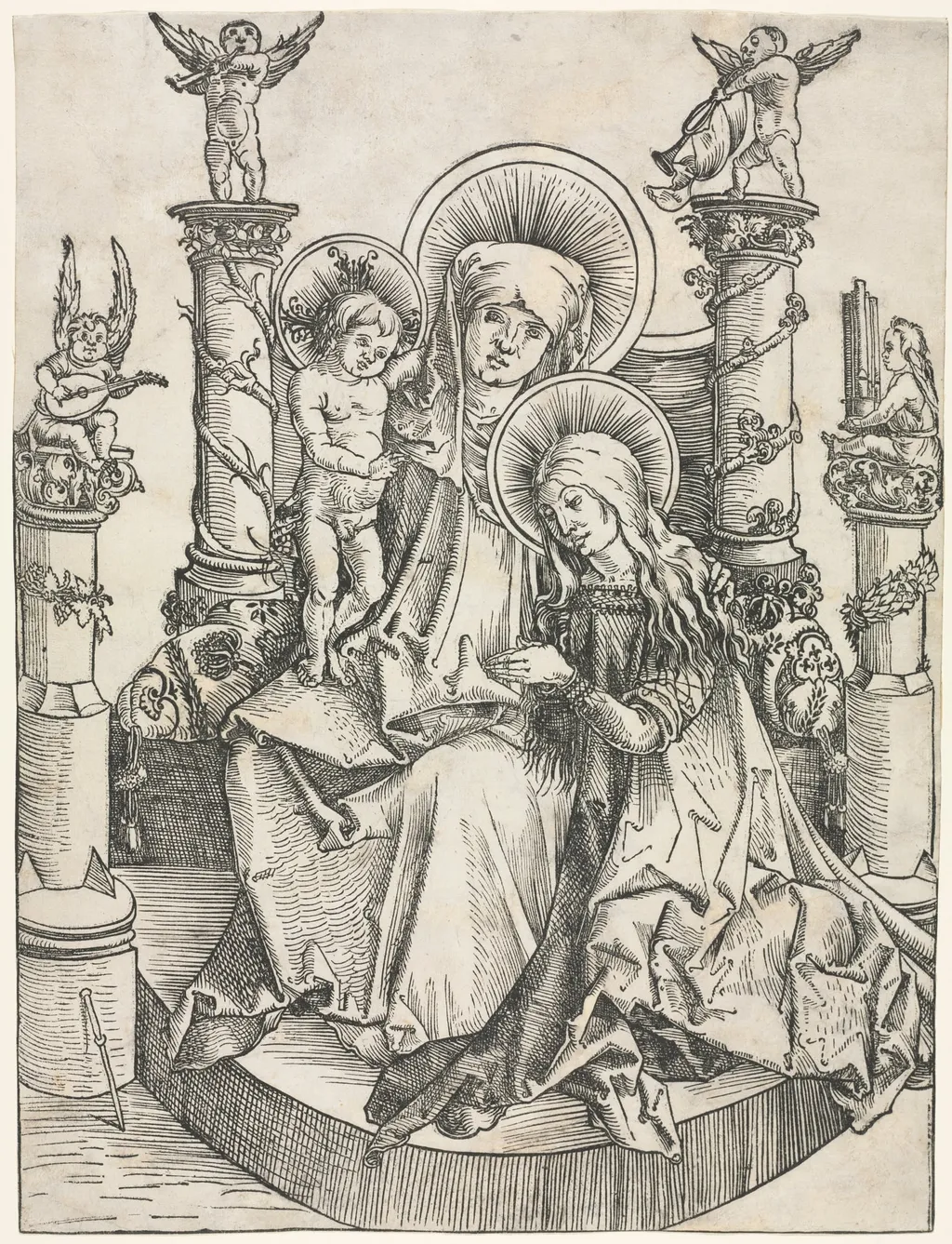 St. Anne, the Virgin and Christ Child, by Hans Wechtlin, 1505