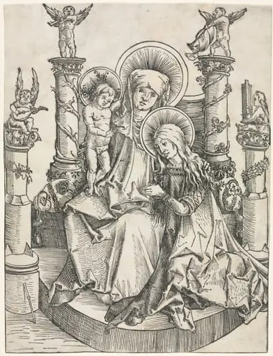 St. Anne, the Virgin and Christ Child, by Hans Wechtlin