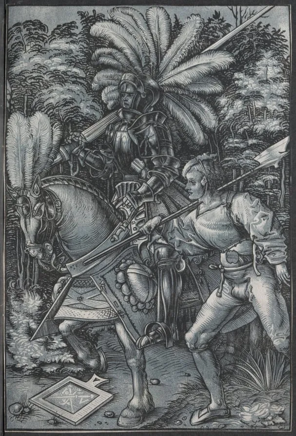 The Knight and Lansquenet, by Hans Wechtlin, 1512