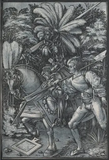 The Knight and Lansquenet, by Hans Wechtlin