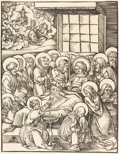 Death of the Virgin, by Hans Wechtlin I
