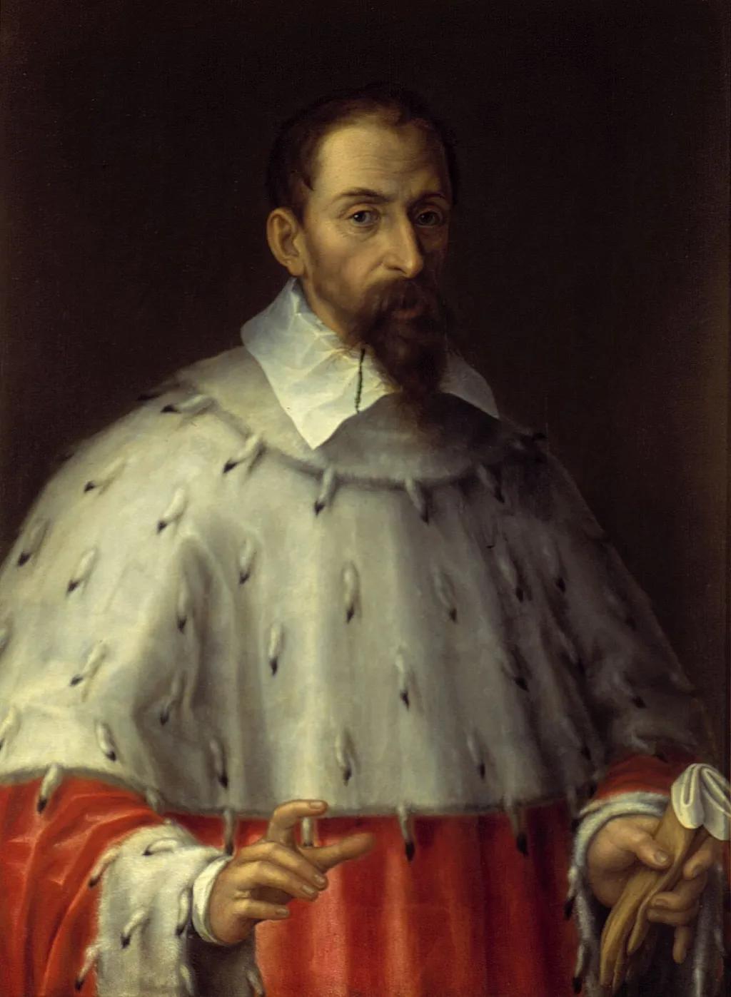 Bildnis des Ernst von Bayern, Erzbischof von Köln, Sohn Herzog Albrechts V. (1554-1612), by Hans Werl, oil, 1601