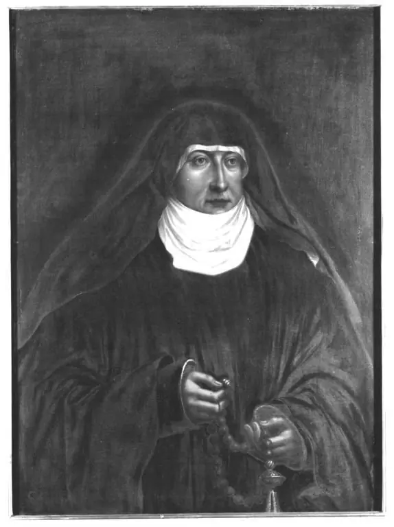 Portrait of Duchess Margaretha of Landshut, Abbess of Neuburg, daughter of Duke Georg the Rich, by Hans Werl
