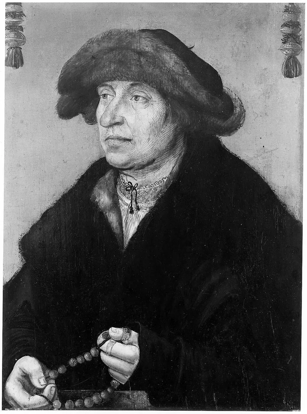 Portrait of a Man Holding a Rosary, by Hans Wertinger, unspecified, 1509