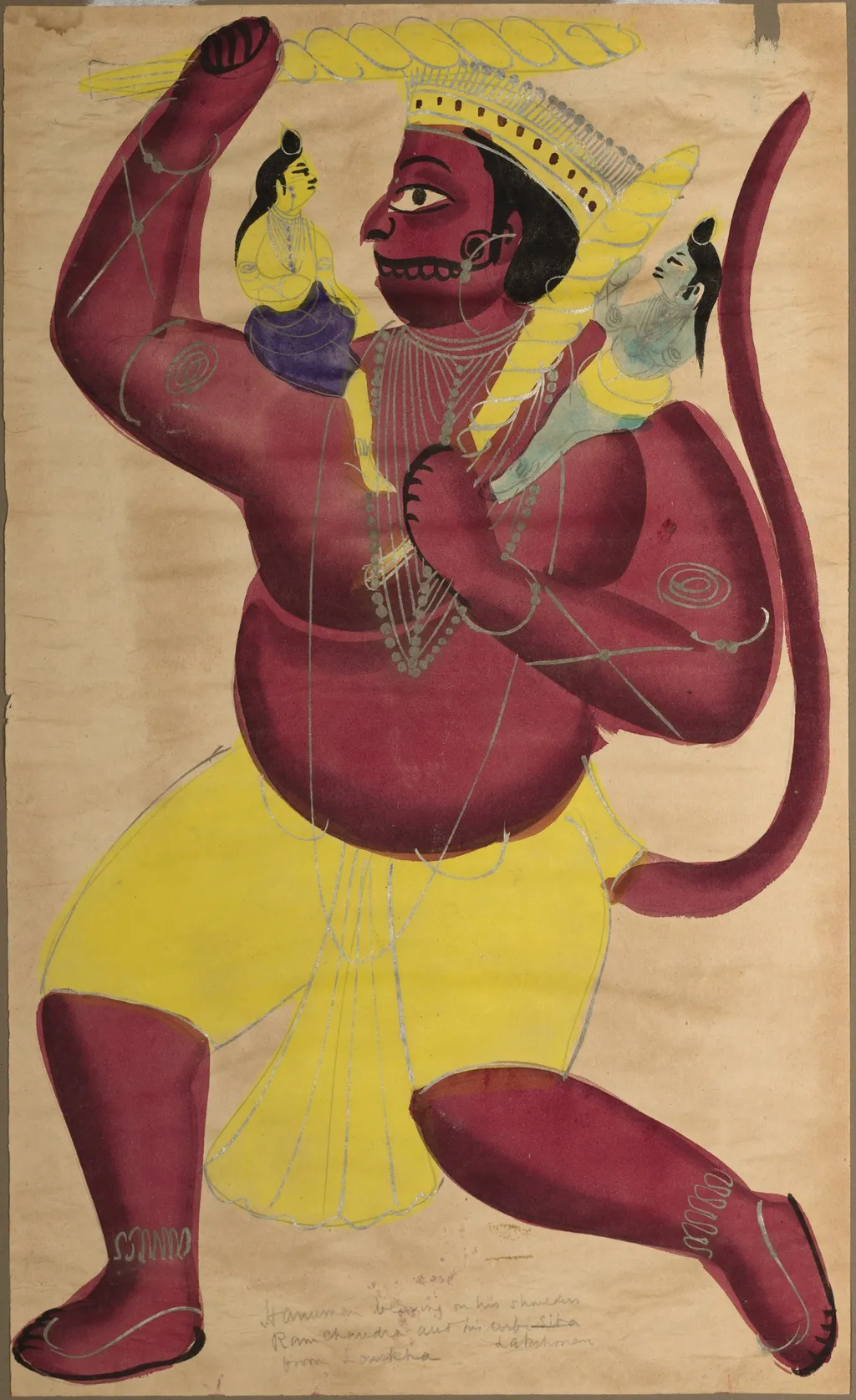 Hanuman, unspecified, 1890