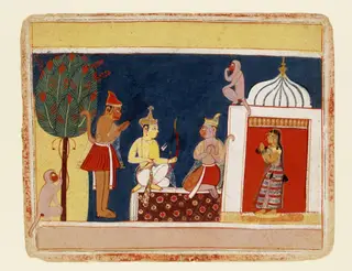 Hanuman and Rama