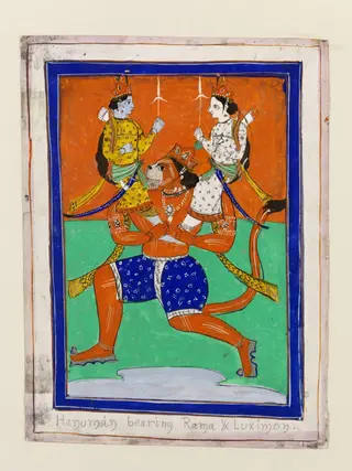 Hanuman, Rama and Laksmana