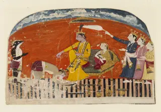 Hanuman, Rama and Sita