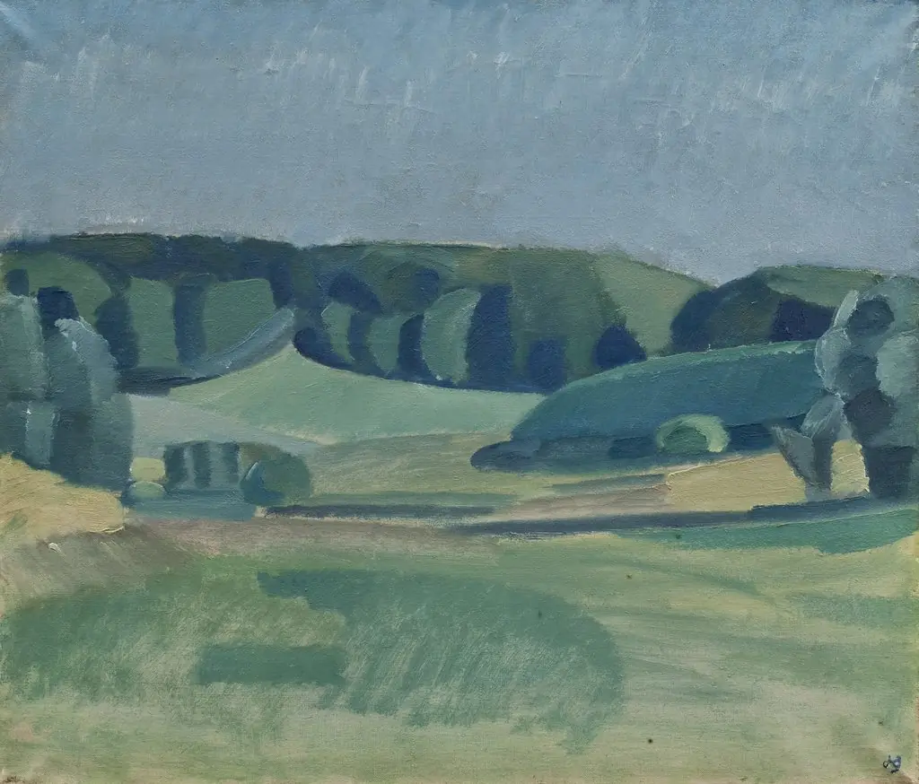 Landscape near Bistrup, by Harald Giersing