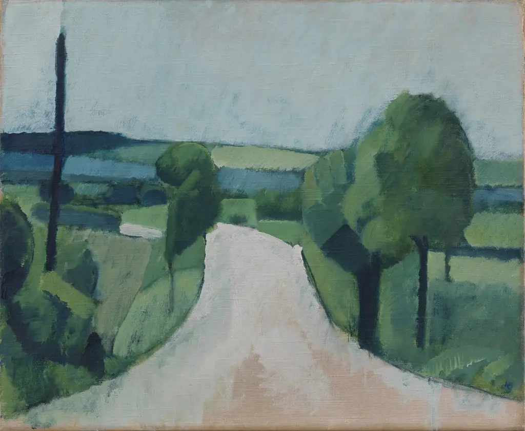 Road near Fåborg on Funen