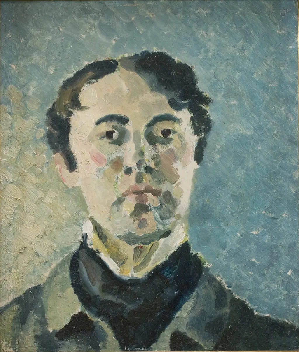 Self-Portrait, by Harald Giersing, unspecified, 1907