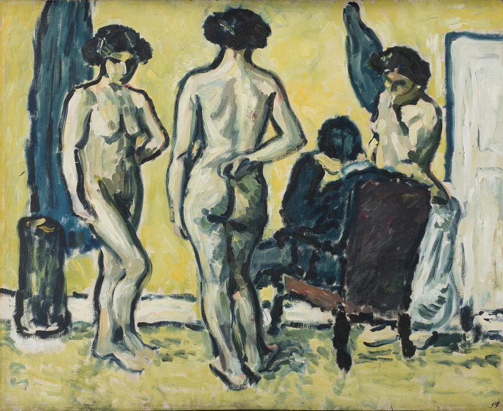 The Judgment of Paris, by Harald Giersing, oil, 1909