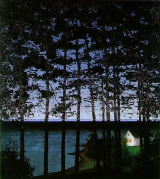 Fisherman's Cottage, by Harald Oscar Sohlberg