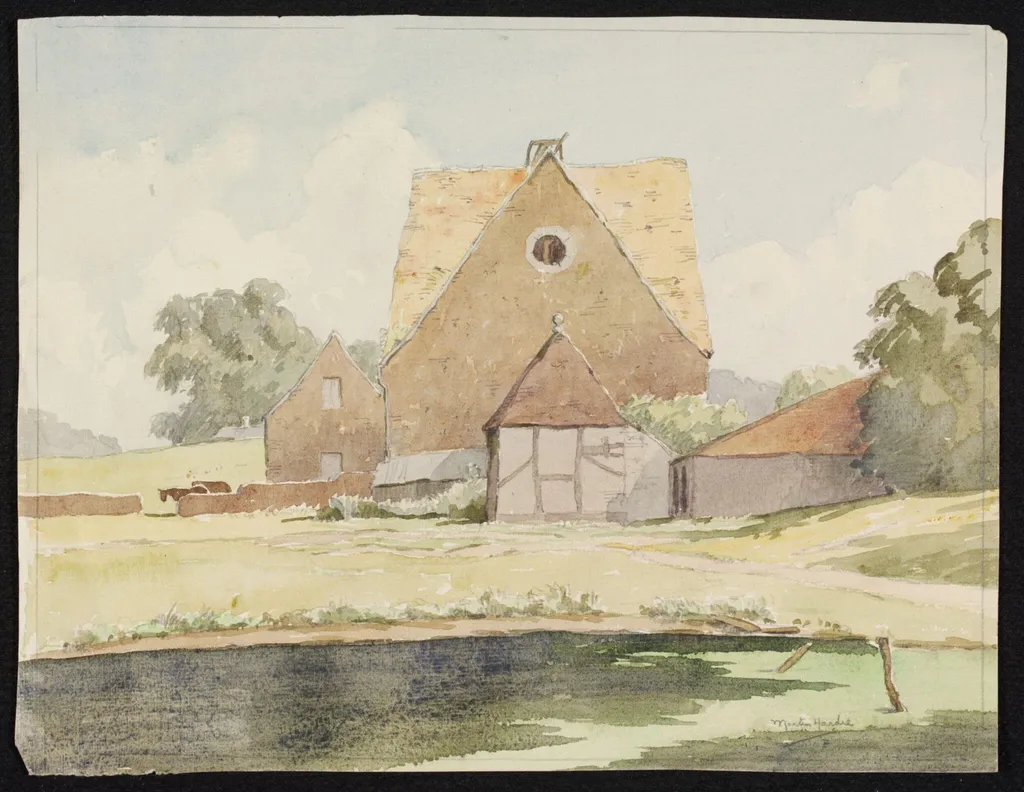 Columbarian, South Stoke, by Hardie, watercolor, 1940
