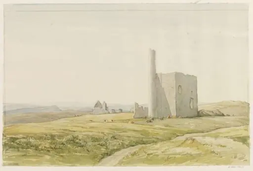 Deserted Tin-Mine, Cornwall. [ 1938 ], by Hardie