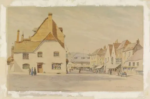 Preparing for the Coronation, West Malling, May, 1937., by Hardie