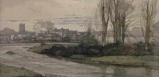 Leixlip on the Liffey, by Hargitt