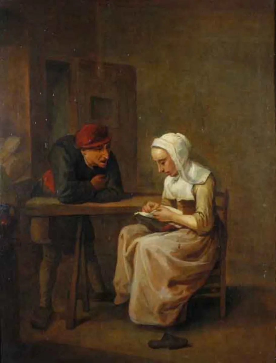 Conversație, by Harmen Frans Hals, unspecified