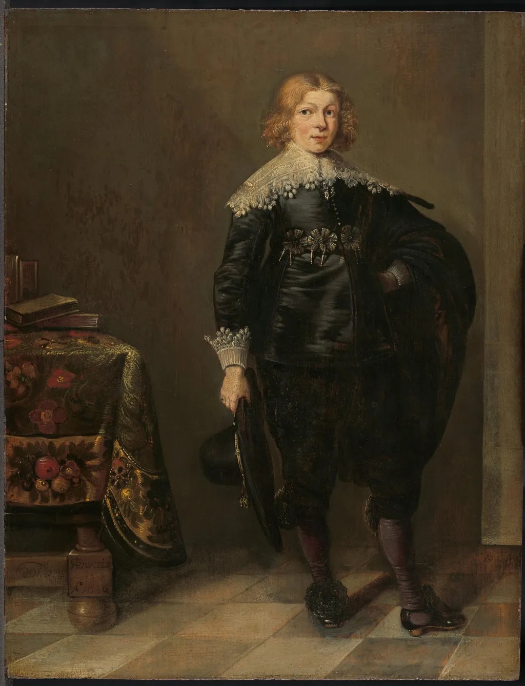 Portrait of a Boy, by Harmen Willems Wieringa, unspecified, 1636