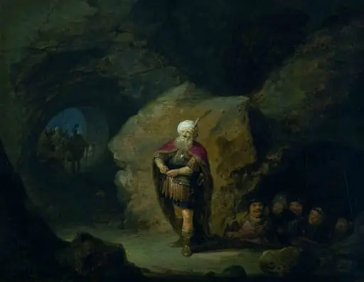 Episod din lupta lui Saul cu David, by Harmensz van Rijn Rembrandt