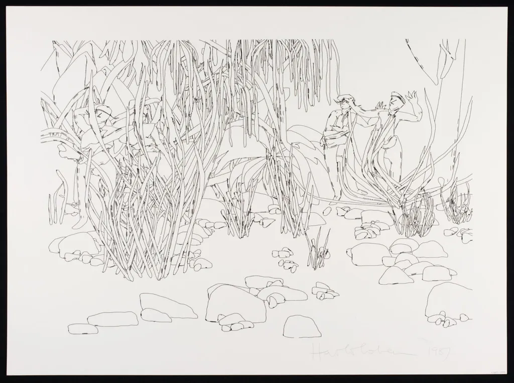 Untitled, by Harold Cohen, 1987