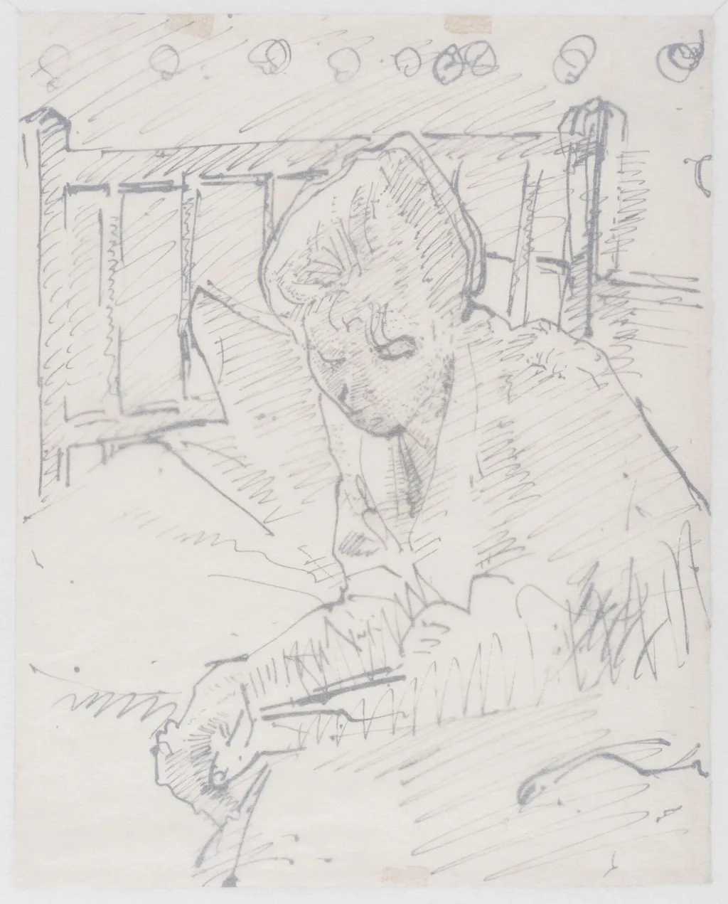 Meditation, by Harold Gilman, 1917