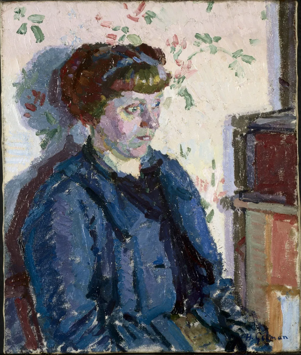 Sylvia Gosse, by Harold Gilman, oil, 1913