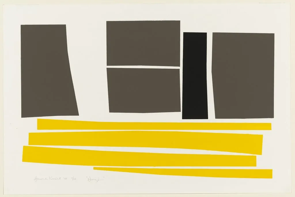 Untitled, by Harold Krisel, ink, 1954