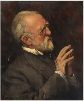Portrait of Justin McCarthy (1830-1912), Novelist and Politician, by Harold Waite