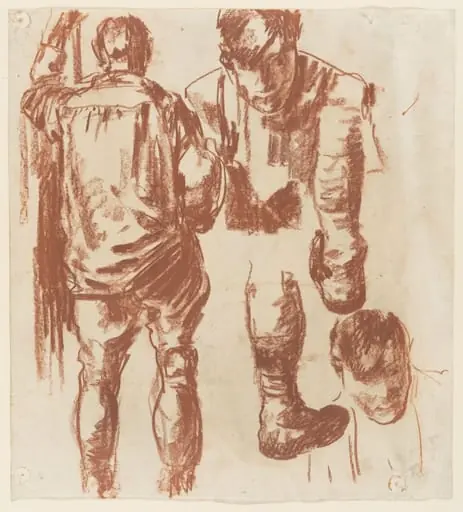 Studies of a Suffolk Labourer, by Harry Becker