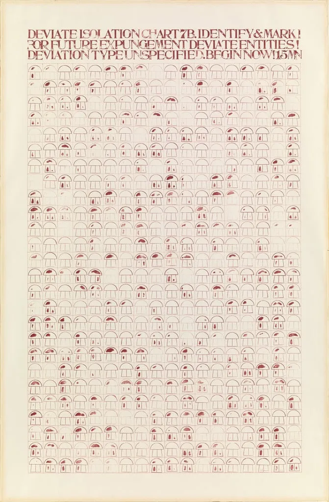 Untitled, by Harry Bouras, graphite, 1970