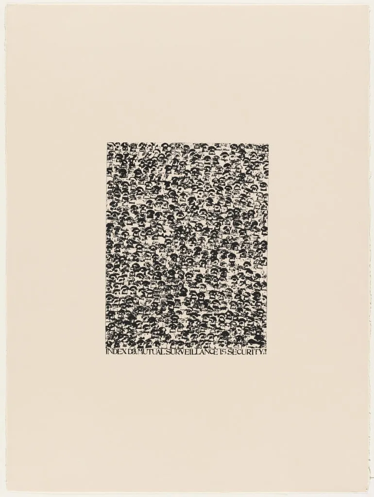 Untitled, by Harry Bouras, ink, 1973