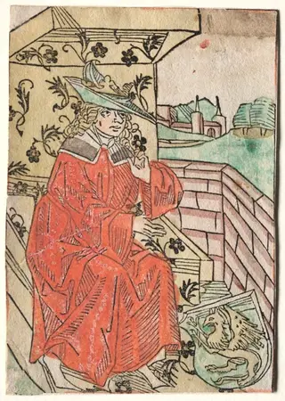 Hartlib's Alexander:  Alexander Seated on Throne
