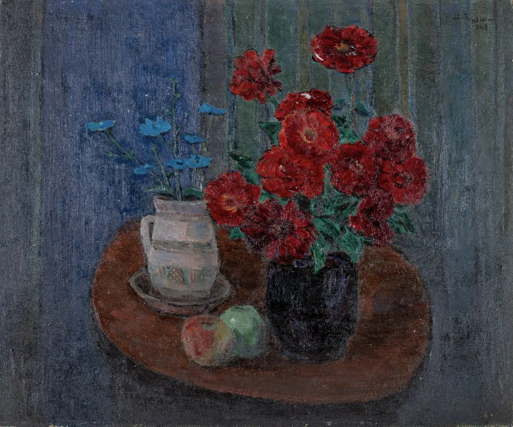Flori de interior, by Hârtopeanu Petru, 1957