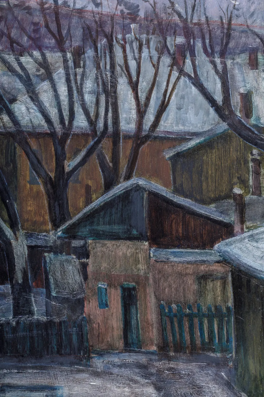 Înserare - iarna, by Hârtopeanu Petru, unspecified, 1957