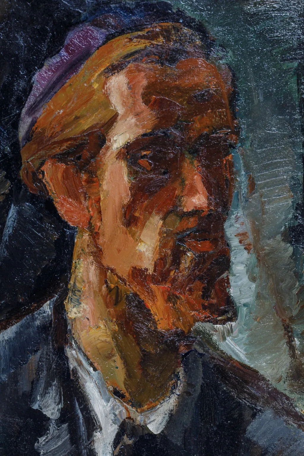 Portretul sculptorului Naum Corcescu, by Hârtopeanu Petru, 1957