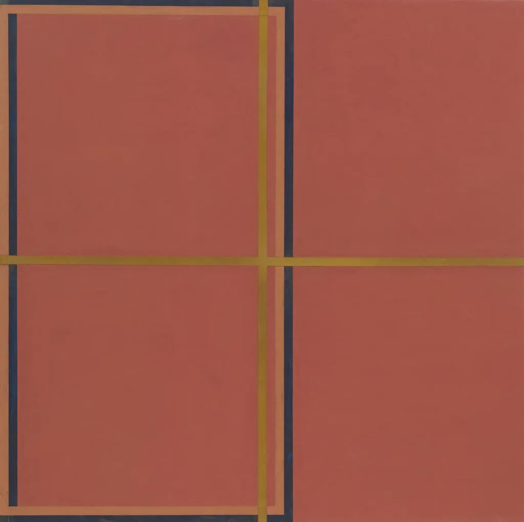 Untitled, by Harvey Quaytman, paint, 1992