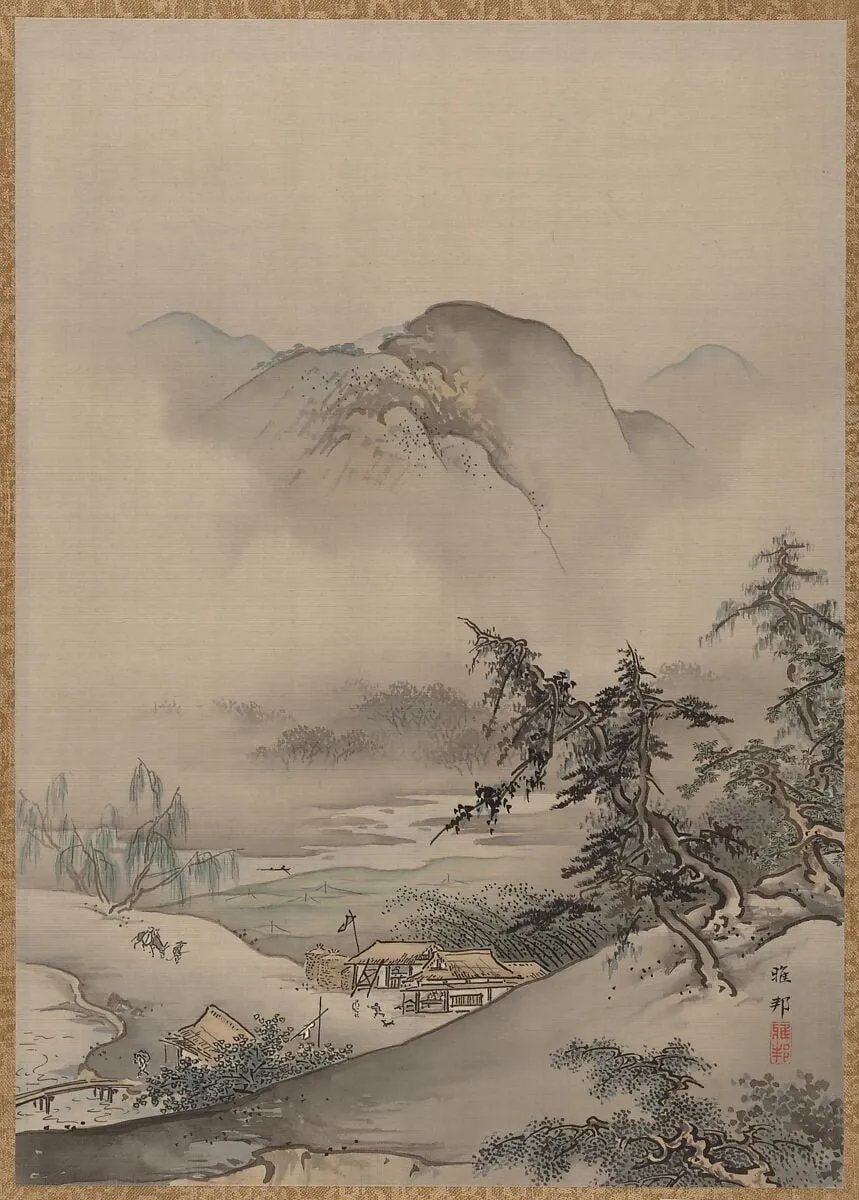 Untitled, by Hashimoto Gahō, ink, 1887