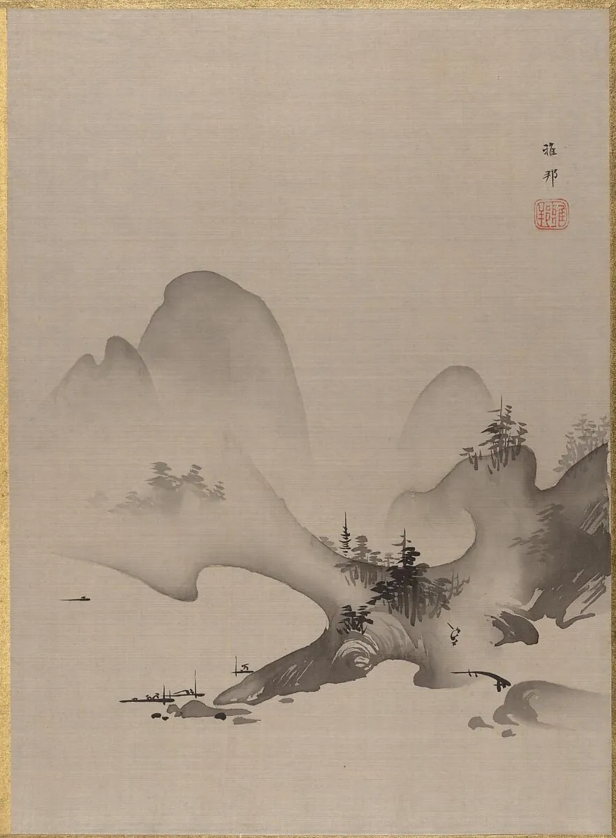 Untitled, by Hashimoto Gahō, ink, 1887