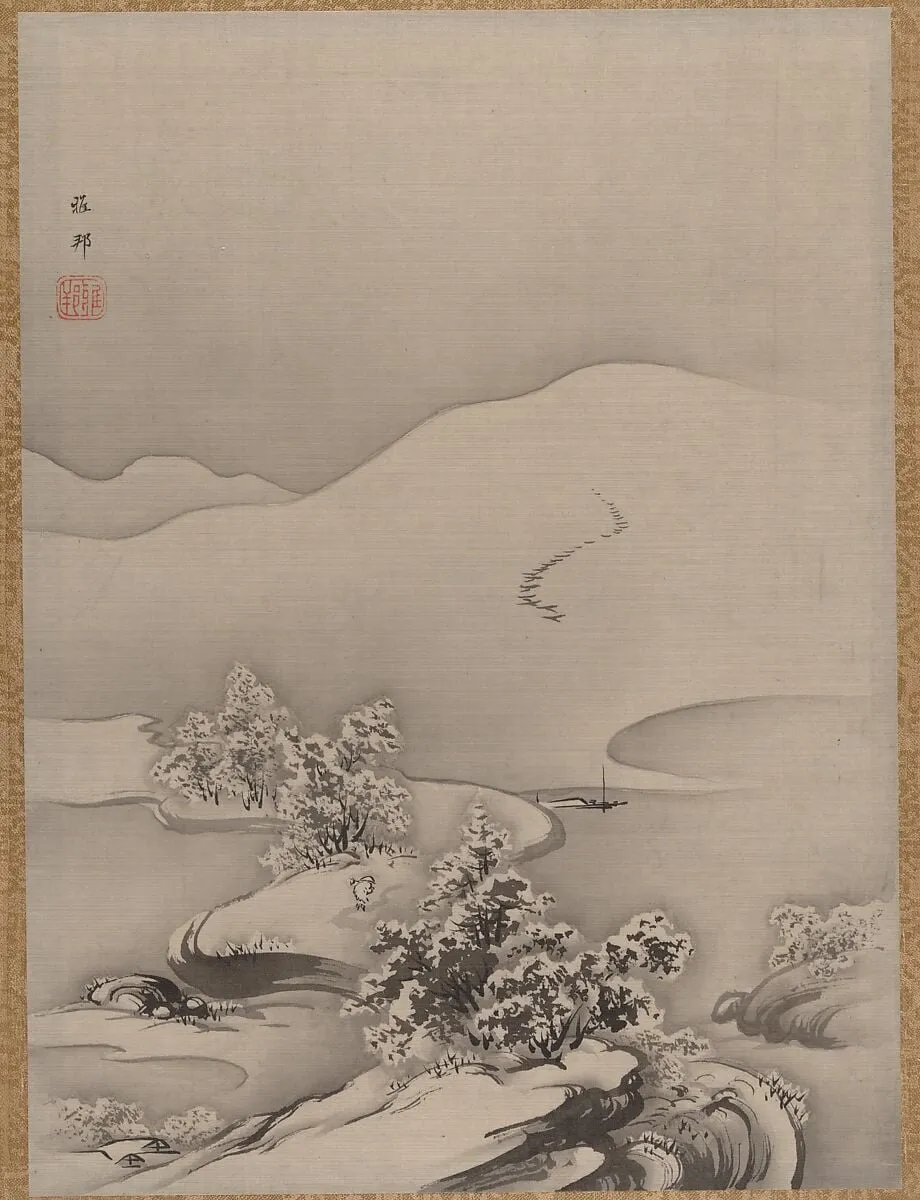 Untitled, by Hashimoto Gahō, ink, 1887