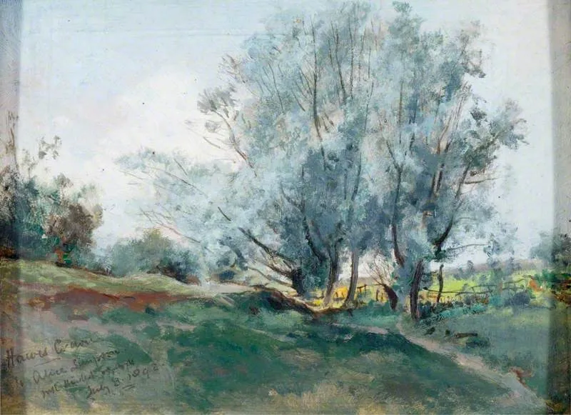 Landscape with Trees, by Hawes Craven, unspecified, 1896