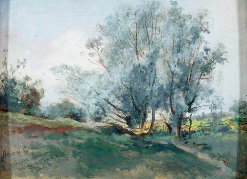 Landscape with Trees, by Hawes Craven