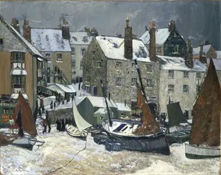 Winter, St. Ives, by Hayley Lever, 1914