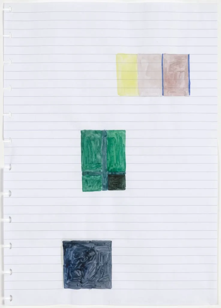 Untitled, by Hayley Tompkins, watercolor, 2003