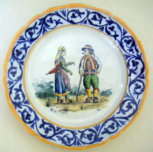 Farfurie întinsă, by HB. Quimper