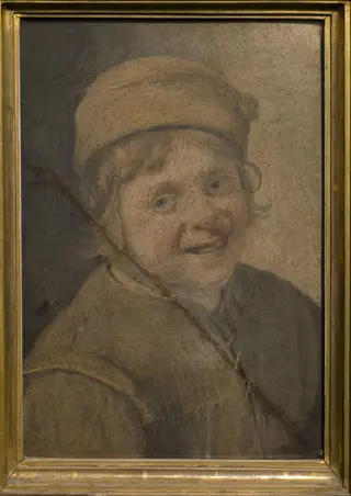 Head of a peasant boy