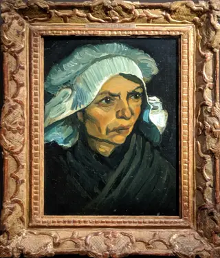 Head of a Peasant Woman with White Cap