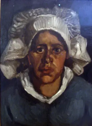 Head of a Peasant Woman with White Cap