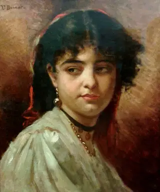 Head of a woman