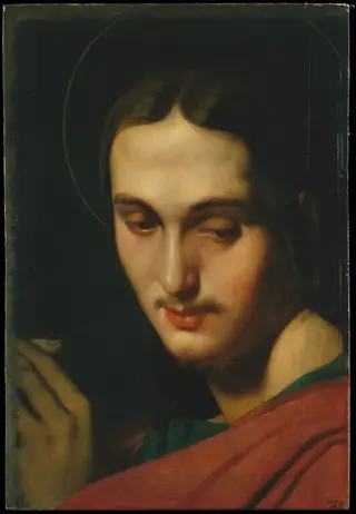 Head of Saint John the Evangelist, by Jean Auguste Dominique Ingres
